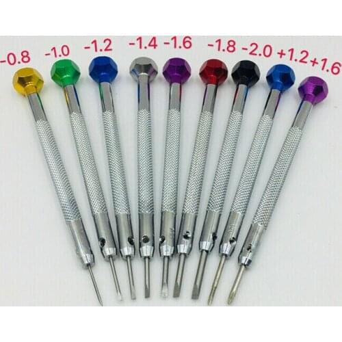 9x Watchmakers Multifunctional Watch Repair Tool Set Precision Screwdriver Kits
