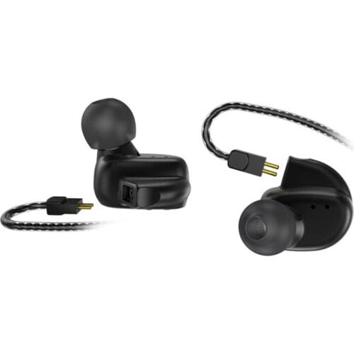 New Popular Sports Metal Earplugs Double Pin Replaceable Wire Coil Iron Earphone In Ear Bluetooth Earphone