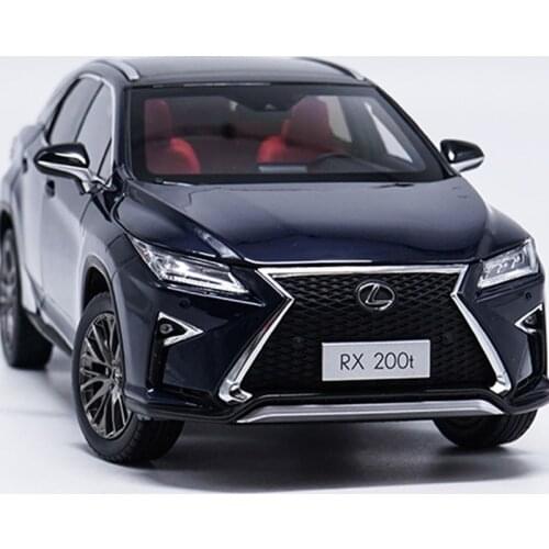 Original factory authentic 1:18 RX RX200T SUV off road vehicle dark blue diecast car models with small gift