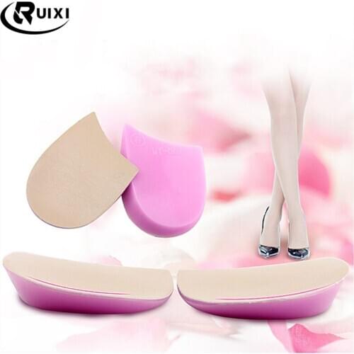 Orthopedic Insoles Shoe Inserts Medial Lateral Heel Wedge Lift Silicone Pads Corrective X/O Type Leg Orthopedic Insole