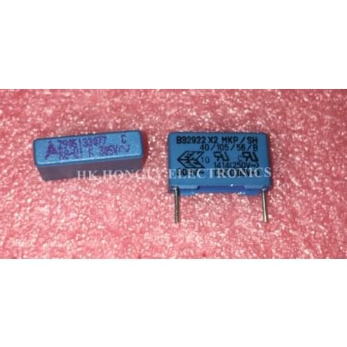 30PCS B32922 X2 MKP/SH U1 U15 U22 U33 U47 U56 U68 K 305V P=15mm 10% 0.1UF 0.15UF 0.22UF 0.33 0.47UF 0.56UF 0.68UF FILM CAPACITOR