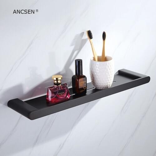 Bathroom Shelf Matte Black Bathroom Corner shelf Wall Mounted Shampoo Shelf Cosmetic Shelves Kitchen Bathroom Accessories