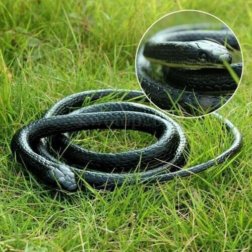 130cm Lifelike Realistic Fake Snake Toy Halloween April Fools Day Trick Prop