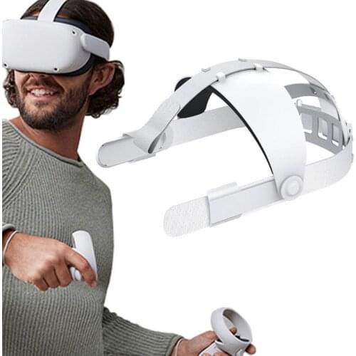 Adjustable Band Cushion Helmet Compatible with Quest 2 Headband Head Strap Lightweigt Increase Supporting