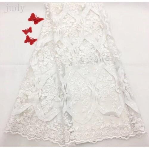 RFJJ250# Embroidered mesh laser fabric African French fabric for wedding dress clothing free delivery