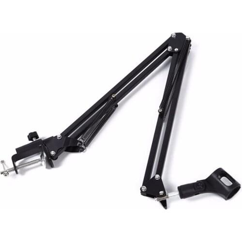 Brand New Broadcast Studio Microphone Mic Suspension Boom Scissor Arm Stand