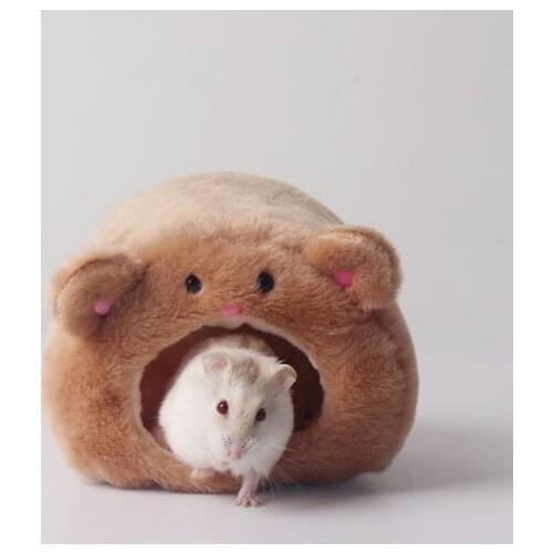 Pets Warm Cages Small Animals Home Bed Rat Hammock Squirrel Winter Pets House + Mat Cute