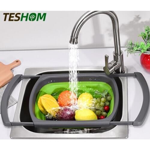 TESHOM Silicone Colanders