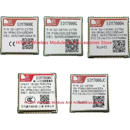 In stock！SIMCOM SIM7000G SIM7000A SIM7000E SIM7000JC Cat-M/NB-IoT/GSM Module LCC competitive with SIM900 SIM800