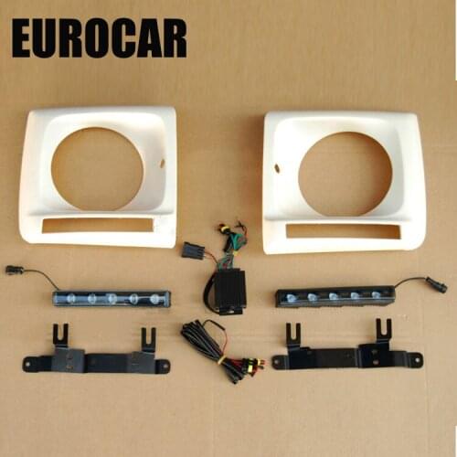 W463 headlamp cover G350 G400 G500 G55 G63 G65 w463 headlight cover with DRL