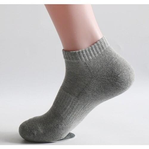 Man Winter Ropa 2 Packs Thicken Warm Towel Bottom Cotton Ankle Socks Male Simple White/Black/Grey Casual Terry Meias Masculino