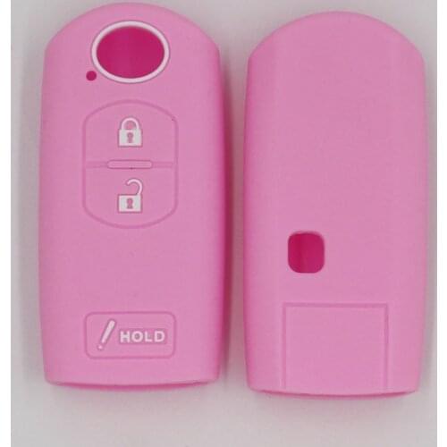 3PC Silicone Car Key Cover Case Shell Fob for MAZDA CX-7 CX-9 Smart Card Remote Key Shell