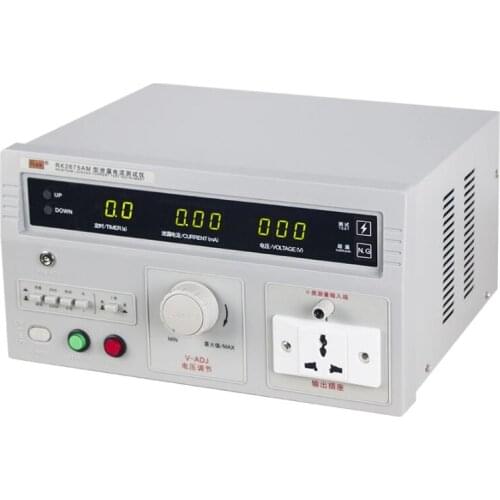 AC 250V 2/20mA Desktop Leakage current tester meter RK2675AM with LED Digital display 500VA leakage detection equipment