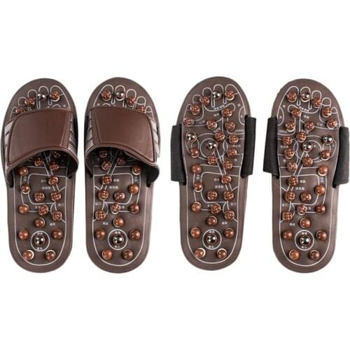 Acupressure Foot Massager Massage Slippers Shoes Reflexology Sandals Relief Plantar Fasciitis Arthritis for Men Women
