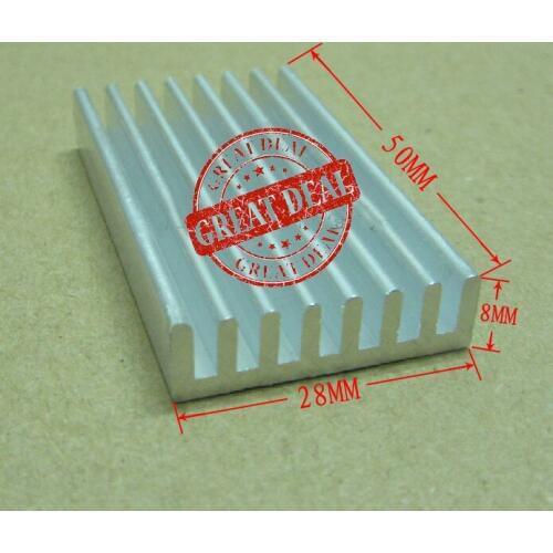 Free Ship with tracking brand new 50pc high quality aluminum heatsink 50*28*8MM chipset heatsink