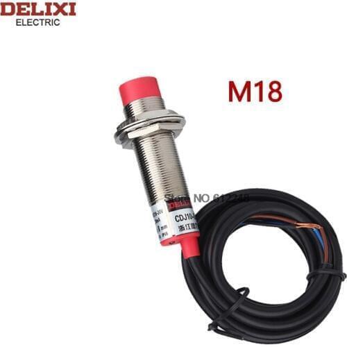 DELIXI Proximity Switch Sensor 2-Wire 3-Wire Normally Open CDJ10-I2A18AN I1A12AP M8M30
