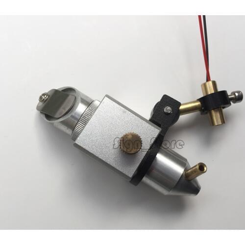 CO2 Laser Rubber Stamp Engraving Machine K40 Laser Head Integrative Mount Mirror Lens Focus +5V Diode Module Red Dot Positioning