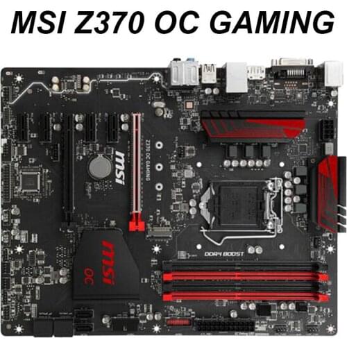 For MSI Z370 OC GAMING Motherboard LGA 1151 DDR4 For Intel Z370 SATA3 USB3.1 64GB Used Desktop Mainboard