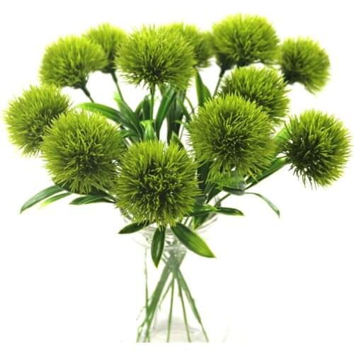 26cm Artificial Dandelion Flowers Ball Silk imulation Bouquets Home Party Hotel Garden Decorations Wedding Holding Flower