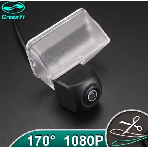 GreenYi HD AHD 1080P 170 Degree Fisheye Lens Vehicle Rear View Camera For Citroen C4L 2013 2014 Car