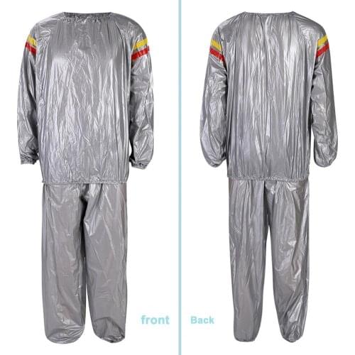 Sauna Suits Anti-rip Waterproof PVC Comfortable to Wear Workout Sweat Suit for Training Waist Trainer Body Shaper Slimming Pants