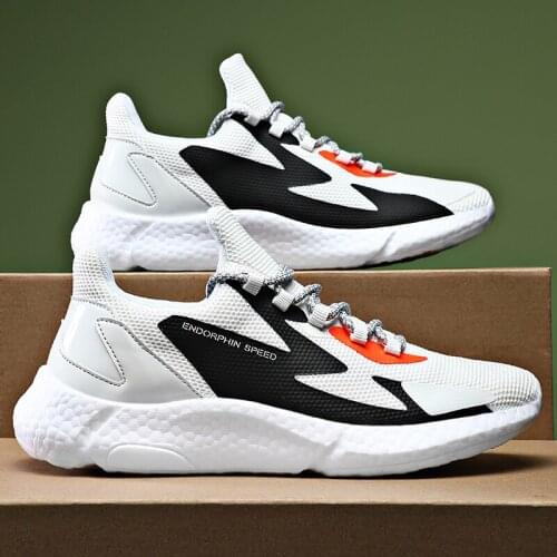 Summer New Men‘s Casual Sport Shoes For Male Outdoor Fashion Light Weight Breathable Running Sneaker Elastic Comfort Trainers