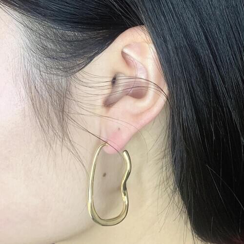 Fancyin Trendy Geometric Hoop Earrings for Women Holiday