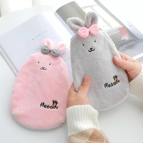 Cartoon Hand Warm Hot Water Bottle Hot Water Bottles Portable Hand Warmer Girls Pocket Hand Feet Hot Water Bags Storage Bag
