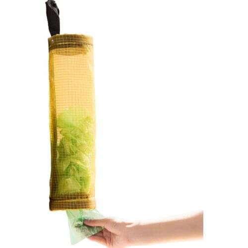 Wall Hanging Storage Bag Home Grocery Bag Holder Kitchen Organizer Hanging Garbage Bag Organization and Storage