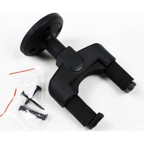 2021 New Black Guitar Hanger Hook Holder Wall Mount Stand Rack Universal Bracket Display Guitar Bass Screws Accessories 1pcs