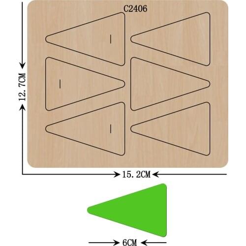 New Bow Wooden die Scrapbooking C-2406 Cutting Dies Multiple sizes