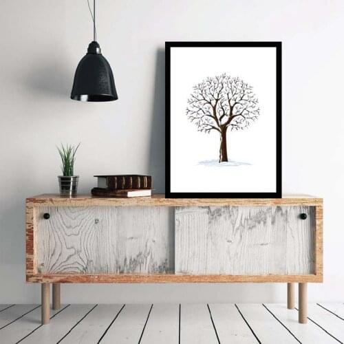 Annual Modern Big Tree Era Posters Prints Wall Art Canvas Painting Modular Pictures For Living Room Landscape Decoration