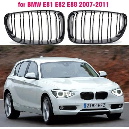 Front Center Grille Grills Black for BMW E81 E87 E82 E88 1-Series 2008 2009 2010 2011 2DOOR 4 Door 120I 128I 130I 135I