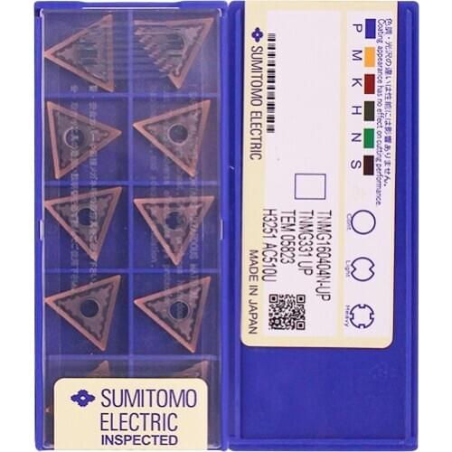 TNMG160404N-UP AC510U 100% Original SUMITOMO brand with the best quality 10pcs/lot free shipping