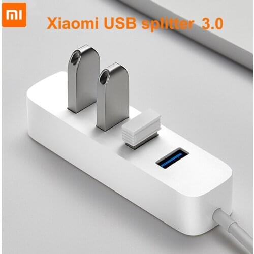 XIAOMI 4 Ports USB3.0 Hub with Stand-by Power Supply Interface USB Hub Extender Extension Connector Adapter for PC Laptop