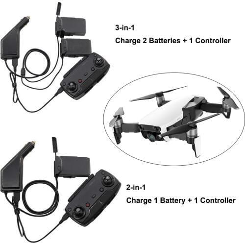 Mavic Air Battery Charger for DJI Mavic Air Battery Charging Hub Car Connector USB Port Multi Bateria multiple car charger