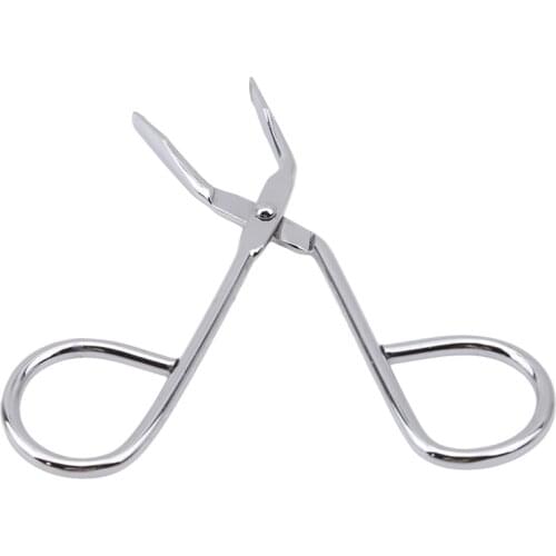 1PC Stainless Steel Eyebrow Removal Tool Make Up New Fashion Scissors Shaped Eyebrow Clip Tweezers Clamp Clipper Beauty Tool