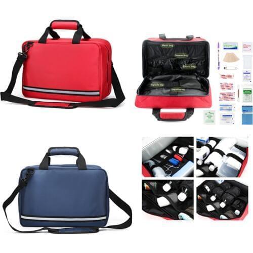 First Aid Bag Empty Small Travel Rescue Bags Waterproof Emergency Survival Kit for Home Outdoor Camping Trips