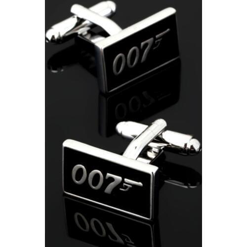 Free shipping, new detective 007 Cufflinks fashion mens shirt Cufflinks senior designer exclusive jewelry button gift