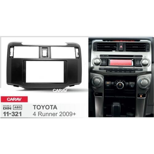CARAV 11-321 Top Quality Radio Fascia for TOYOTA 4 Runner 2009+ Stereo Fascia Dash CD Trim Installation Kit