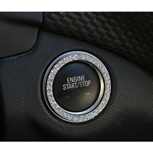 Carmilla Car Engine Start Stop Ignition Key Ring Key Stickers for Alfa Romeo Mito 147 156 159 166 Giulietta Spider GT Milano