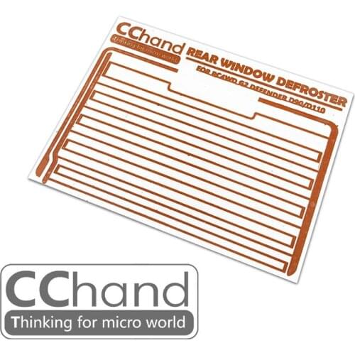 Rear window defroster for CChand RC4WD 1:10 D90 D110