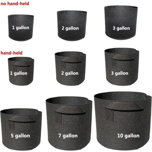 Home Garden Plant Pot Breathable Grow Bag Flower Pot Potato Fabric Vegetable Strawberry Big Gallon Grow Bag Planting Container