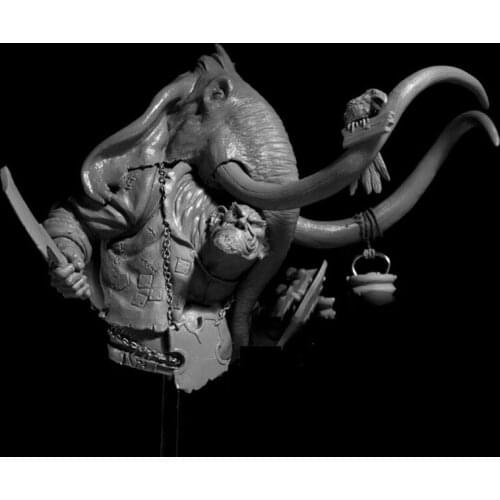 110mm Boggs Hunter Fantasy Figure Resin Bust Character X343