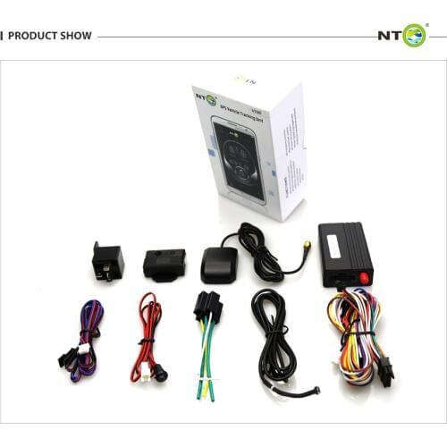 Gps tracker alarm system working with original remote and siren/lock/unlock/vibration alarm/google location NTO FACTORY NTG05