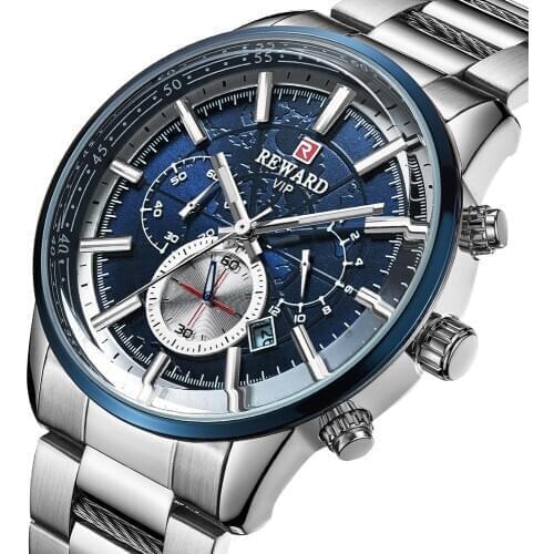 Men watch Luxury Brand VIP Stainless Steel Wrist Watch Chronograph Army Military Quartz Watches Relogio hombre 2019