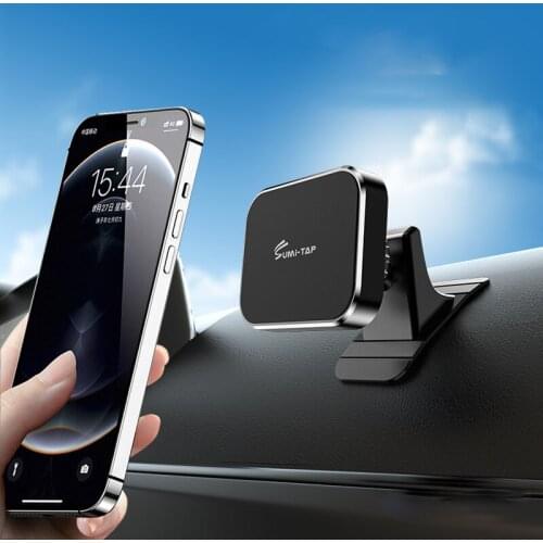 2021 General New Product Car Magnetic Bracket Multifunctional PC Base High-gloss Metal Car Phone Bracket Auto Accessories