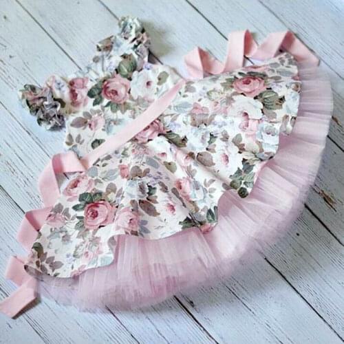 Pudcoco New Arrival Toddler Kids Baby Girls Summer Flower Princess Party Pageant Dress Sundress Children Clothes For Girls