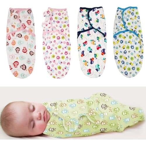 Baby Swaddle Wrap Parisarc 100% Cotton Soft Infant Newborn Baby Products Bebe Blanket & Swaddling Wrap Blanket Sleepsack 62*28cm