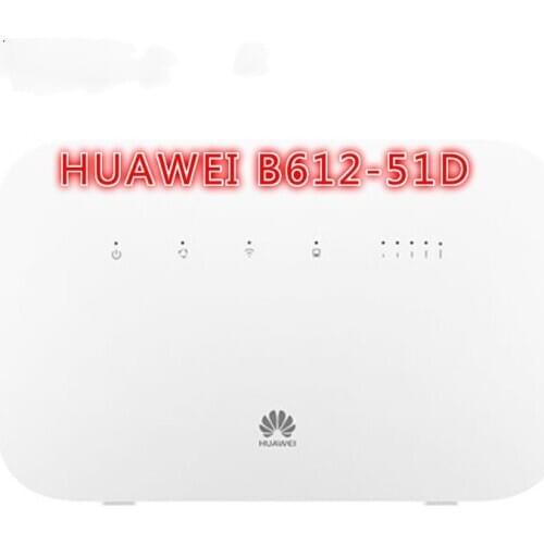 Unlocked Huawei B612 B612s-51d Router 4G LTE Cat6 300Mbs CPE Router pk b310-518 mf279 router +2pcs 4G Antennas